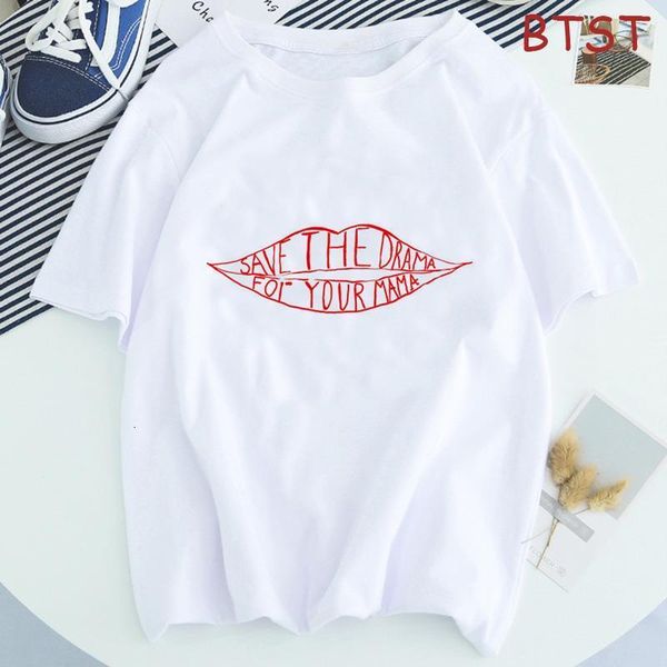 women's t-shirt save the drama for your mama graphic t-shirt aesthetic kawaii streetwear harajuku t-shirt tee, White
women's t-shirt save the drama for your mama graphic t-shirt aesthetic kawaii streetwear harajuku t-shirt tee, White