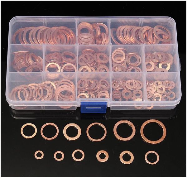 280pcs copper sealing solid gasket washer sump plug oil for boat crush flat seal ring tool hardware accessories jlllll
280pcs copper sealing solid gasket washer sump plug oil for boat crush flat seal ring tool hardware accessories jlllll