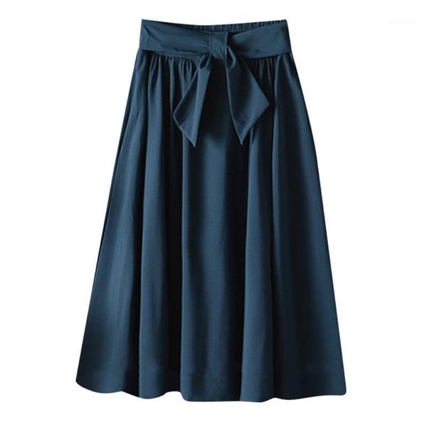 fashionable simple women high waist skirt with belt printed midi knee length a-line new office ladies six-point skirt1, Black
fashionable simple women high waist skirt with belt printed midi knee length a-line new office ladies six-point skirt1, Black