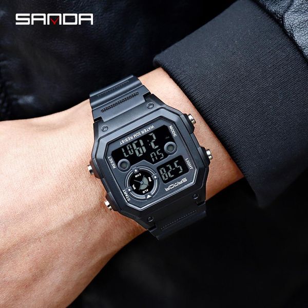sanda sports watch men top brand роскошные знаменитые светодиодные цифровые часы мужские часы мужские часы relojes deportivos herren uhren b, Silver
sanda sports watch men top brand роскошные знаменитые светодиодные цифровые часы мужские часы мужские часы relojes deportivos herren uhren b, Silver