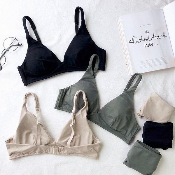 wriufred cotton underwear set women triangle cup bralette comfort two piece bra briefs set push up bra sleepwear lingerie1, Red;black
wriufred cotton underwear set women triangle cup bralette comfort two piece bra briefs set push up bra sleepwear lingerie1, Red;black