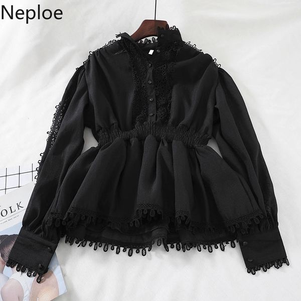 women blouses and korean long sleeve patchwork lace shirts white blouse hollow tunic shirt ladies chic blusas t200502
women blouses and korean long sleeve patchwork lace shirts white blouse hollow tunic shirt ladies chic blusas t200502