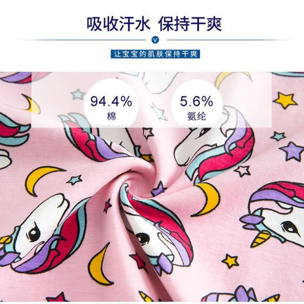 spring and children's home autumn cotton pajamas 2019 girls unicorn air conditioning suit summer thin lasf, Blue;red
spring and children's home autumn cotton pajamas 2019 girls unicorn air conditioning suit summer thin lasf, Blue;red