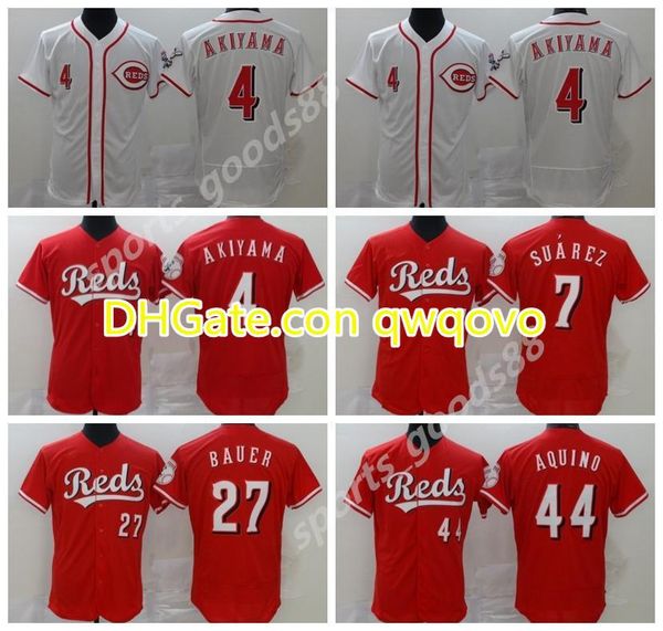 2020 men cincinnat baseball 7 eugenio suarez jersey 4 shogo akiyama 44 aristides aquino trevor bauer home red team white stitched flexbase, Blue;black
2020 men cincinnat baseball 7 eugenio suarez jersey 4 shogo akiyama 44 aristides aquino trevor bauer home red team white stitched flexbase, Blue;black
