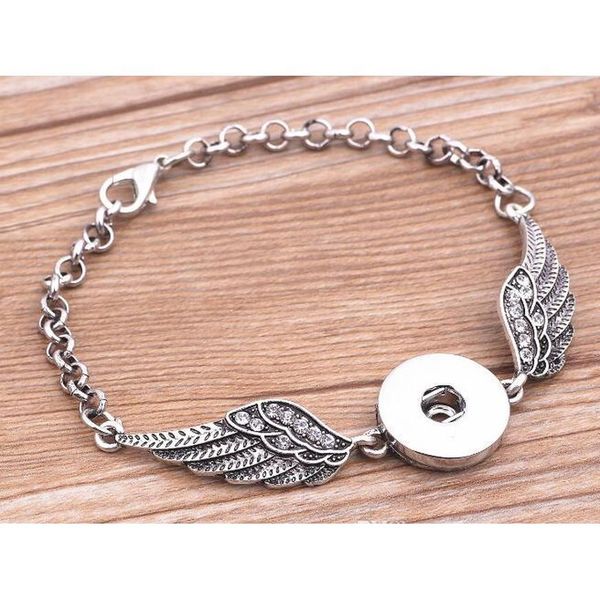 3pcs crystal angel wings bracelets bangles antique silver diy ginger snaps button jewelry new style bracelets 4enqd, Golden;silver
3pcs crystal angel wings bracelets bangles antique silver diy ginger snaps button jewelry new style bracelets 4enqd, Golden;silver