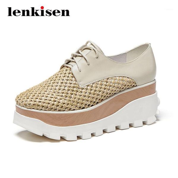 lenkisen straw cow leather shallow square toe high heel thick bottom wedges waterproof lace up young lady maiden women pumps l301, Black
lenkisen straw cow leather shallow square toe high heel thick bottom wedges waterproof lace up young lady maiden women pumps l301, Black