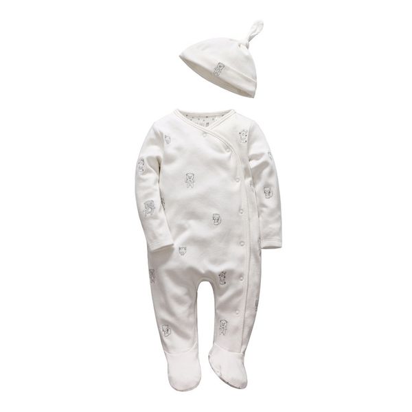 tender babies girl boys rompers soft long sleeve cartoon animal infantil newborn baby clothes white cotton infant jumpsuit + hat 201127, Blue
tender babies girl boys rompers soft long sleeve cartoon animal infantil newborn baby clothes white cotton infant jumpsuit + hat 201127, Blue