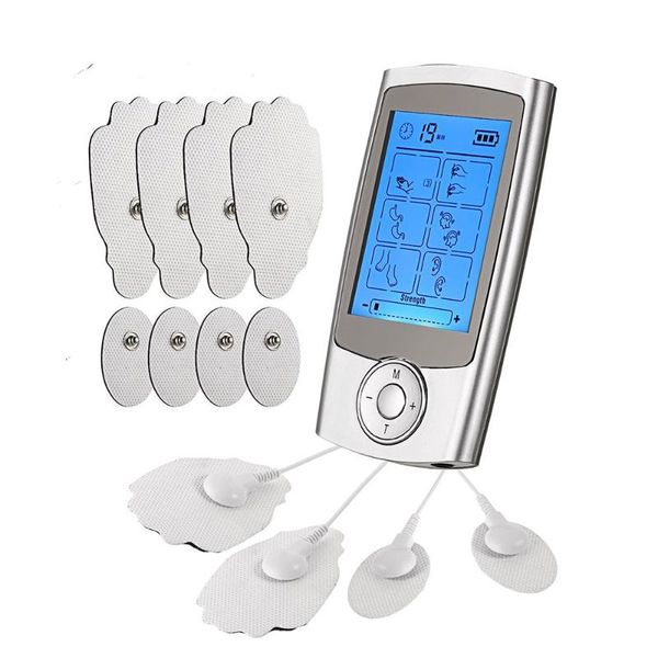 rechargeable 16 modes electronic pulse massager ems tens unit muscle stimulator pain relief therapy with 12pcs electrode pads
rechargeable 16 modes electronic pulse massager ems tens unit muscle stimulator pain relief therapy with 12pcs electrode pads