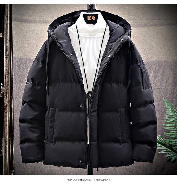 black the new han edition of bread served brief paragraph clothes cotton-padded jacket popular logo handsome winter jacket coat, Black;brown
black the new han edition of bread served brief paragraph clothes cotton-padded jacket popular logo handsome winter jacket coat, Black;brown