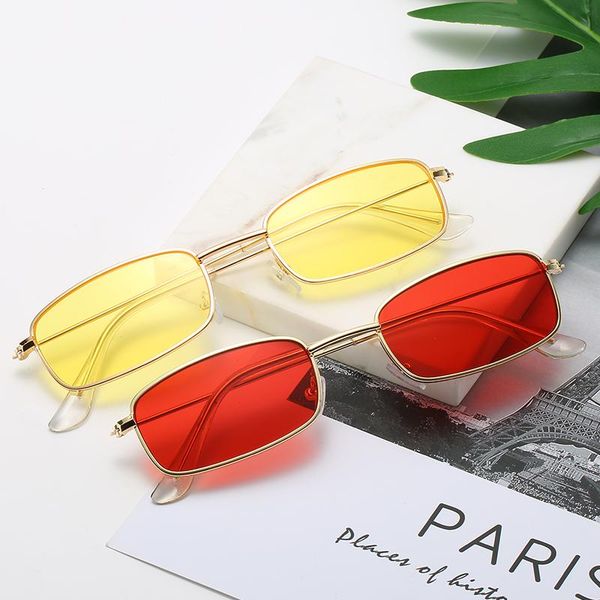 sunglasses square women alloy metal small frame clear double bridge men sun glasses vintage chic female shades red yellow, White;black
sunglasses square women alloy metal small frame clear double bridge men sun glasses vintage chic female shades red yellow, White;black