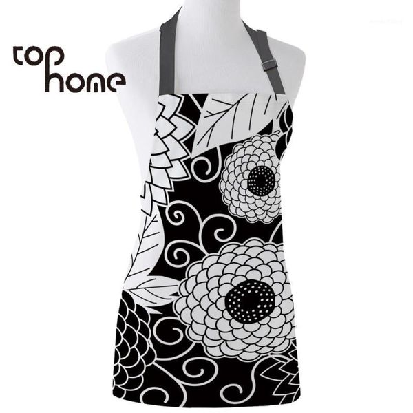 ome kitchen apron black abstract design floral printed sleeveless canvas aprons for men women kids home cleaning tools1
ome kitchen apron black abstract design floral printed sleeveless canvas aprons for men women kids home cleaning tools1