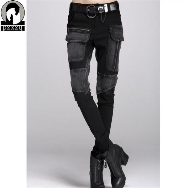 europe black jeans woman pencil pants spring winter baggy casual jeans women loose haren pants feminina, Black;white
europe black jeans woman pencil pants spring winter baggy casual jeans women loose haren pants feminina, Black;white