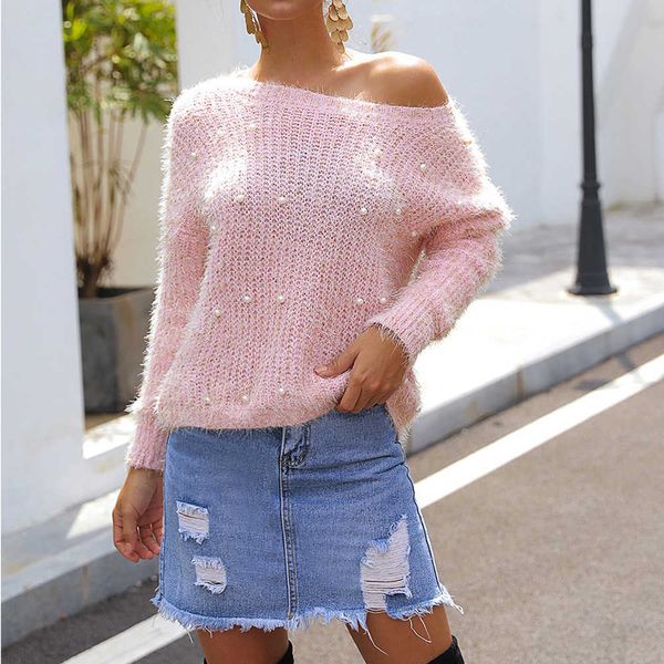 women's turtleneck pearl warm round neck short off shoulder pullovers sweater for women long sleeve, White;black
women's turtleneck pearl warm round neck short off shoulder pullovers sweater for women long sleeve, White;black