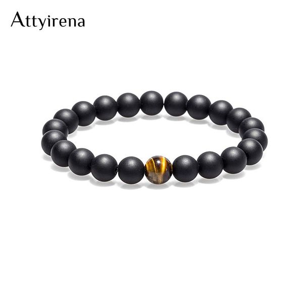 charm bracelets brand trendy 10mm black volcani bracelet for men tiger eye stone elastic rope charms jewelry pulseira masculina, Golden;silver
charm bracelets brand trendy 10mm black volcani bracelet for men tiger eye stone elastic rope charms jewelry pulseira masculina, Golden;silver