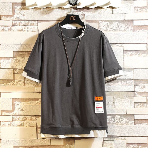 2021 new short-sleeve shirt men summer loose tshirt t fashionable clothes oversize m-4xl 5xl the neck csl1, White;black
2021 new short-sleeve shirt men summer loose tshirt t fashionable clothes oversize m-4xl 5xl the neck csl1, White;black