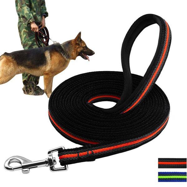 durable to 15m dog tracking training lead leash long lead with padded handle special non-slip design for any size wmtgly
durable to 15m dog tracking training lead leash long lead with padded handle special non-slip design for any size wmtgly