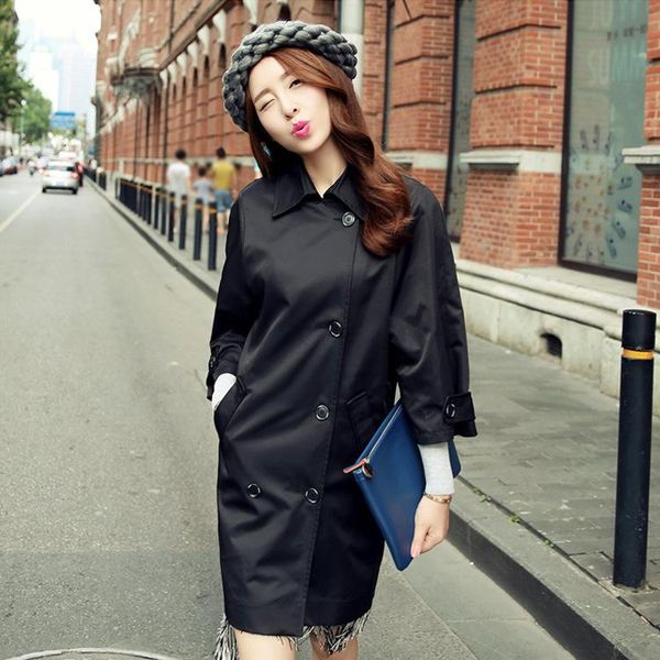 women's trench coats 2021 autumn and winter slim long single breasted coat outerwear women fashion windbreaker, Tan;black
women's trench coats 2021 autumn and winter slim long single breasted coat outerwear women fashion windbreaker, Tan;black