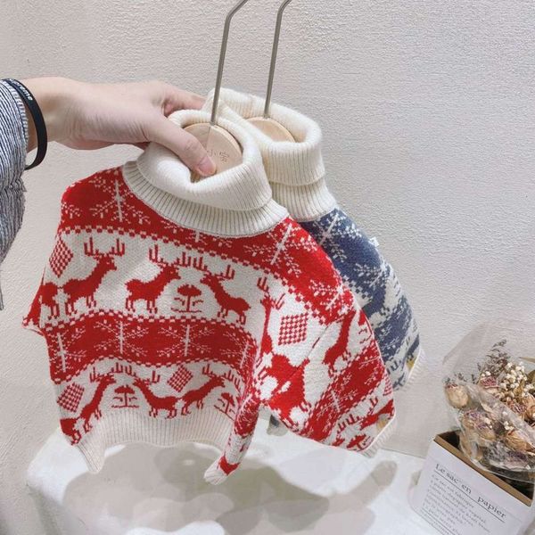 strawberry xiaobao 2020 winter christmas children's men's and women's cartoon elk high neck plush sweater, Blue
strawberry xiaobao 2020 winter christmas children's men's and women's cartoon elk high neck plush sweater, Blue
