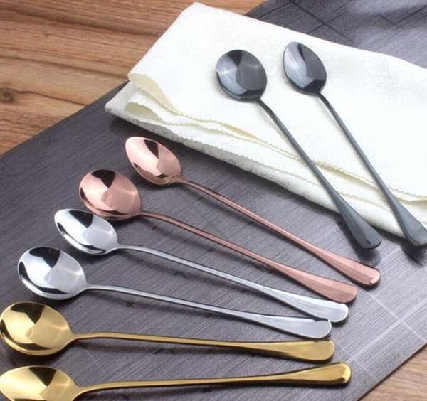 stainless steel spoon golden color electroplated long ice spoon stir coffee spoon tableware l supplies
stainless steel spoon golden color electroplated long ice spoon stir coffee spoon tableware l supplies