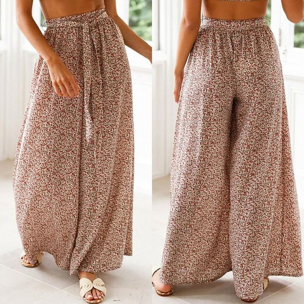 women's palazzo floral geometric print elastic high waist sashes long wide leg pants loose culottes maxi trousers, Black;white
women's palazzo floral geometric print elastic high waist sashes long wide leg pants loose culottes maxi trousers, Black;white