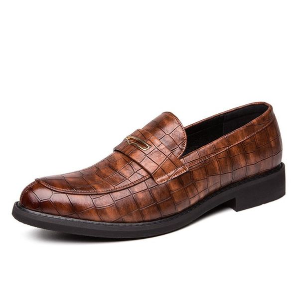 fashion pointed toe casual shoes slip on men leopard loafers patent leather shoe for men formal party mariage wedding club shoes, Black
fashion pointed toe casual shoes slip on men leopard loafers patent leather shoe for men formal party mariage wedding club shoes, Black
