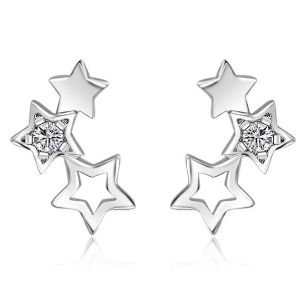 stud earrings silver-color stars with crystal earring for women cute jewelry valentine's day gift, Golden;silver
stud earrings silver-color stars with crystal earring for women cute jewelry valentine's day gift, Golden;silver