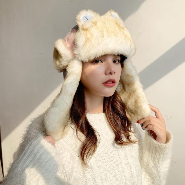 winter riding hat warm ski cold cotton korean tide men couple northeast outdoor cycling antie mask1, Black
winter riding hat warm ski cold cotton korean tide men couple northeast outdoor cycling antie mask1, Black