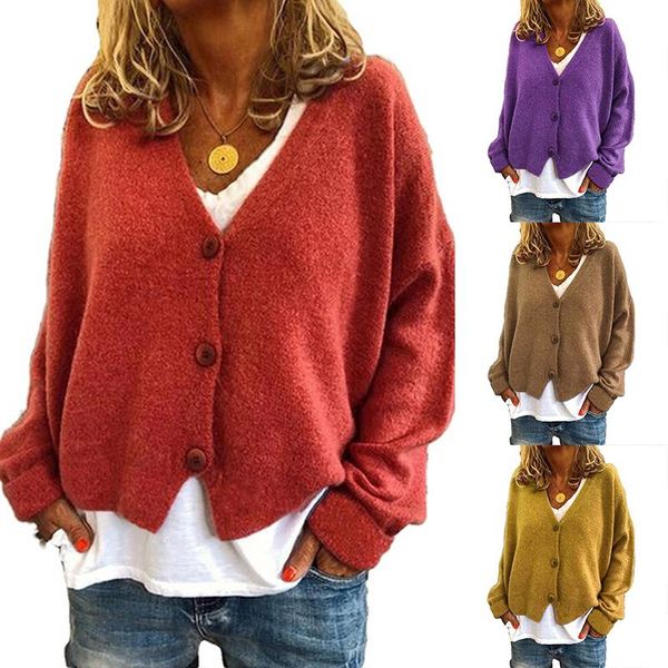 2021 autumn winter women sweater cardigans oversize v neck knit cardigans girls outwear korean chic suete mujer poncho, White
2021 autumn winter women sweater cardigans oversize v neck knit cardigans girls outwear korean chic suete mujer poncho, White