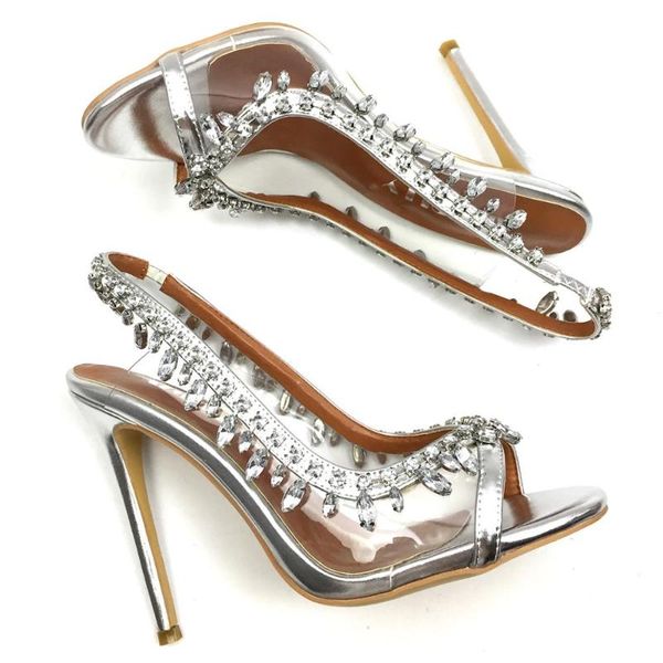 sandals women's shoes pvc peep toe high heels slingbacks crystal rhinestone ladies wedding evening party slip on silver, Black
sandals women's shoes pvc peep toe high heels slingbacks crystal rhinestone ladies wedding evening party slip on silver, Black