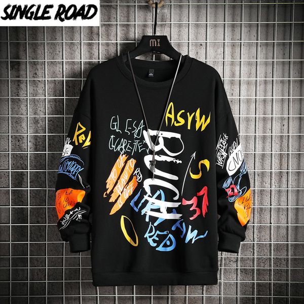 singleroad mens crewneck толстовка мужчины 2020 граффити негабаритная японская уличная одежда хип-хоп черный толстовый толстовки мужские тол, Black
singleroad mens crewneck толстовка мужчины 2020 граффити негабаритная японская уличная одежда хип-хоп черный толстовый толстовки мужские тол, Black