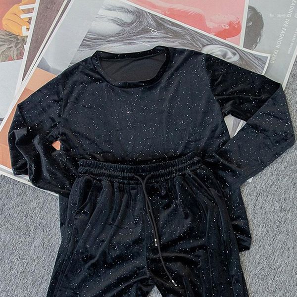 sequins shining tracksuit women two pieces set lady slim stretchy long sleeve sweatshirt drawstring pants female jogging suit1, Gray
sequins shining tracksuit women two pieces set lady slim stretchy long sleeve sweatshirt drawstring pants female jogging suit1, Gray
