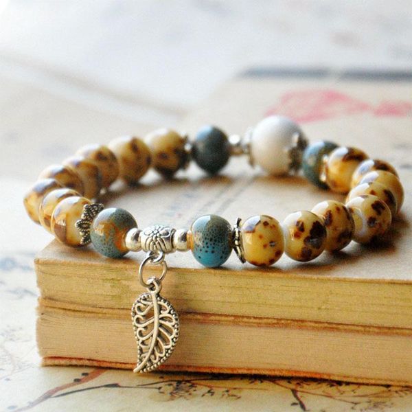 beaded, strands ceramic beads bracelet vintage hollow leaf pendant bracelets for women men charm silver color bead bangle bohemian jewelry, Black
beaded, strands ceramic beads bracelet vintage hollow leaf pendant bracelets for women men charm silver color bead bangle bohemian jewelry, Black