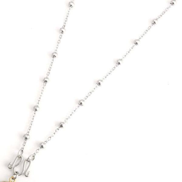 fashion stainless steel clip round bead chain hanging chain titanium steel men and women necklace sale, Silver
fashion stainless steel clip round bead chain hanging chain titanium steel men and women necklace sale, Silver
