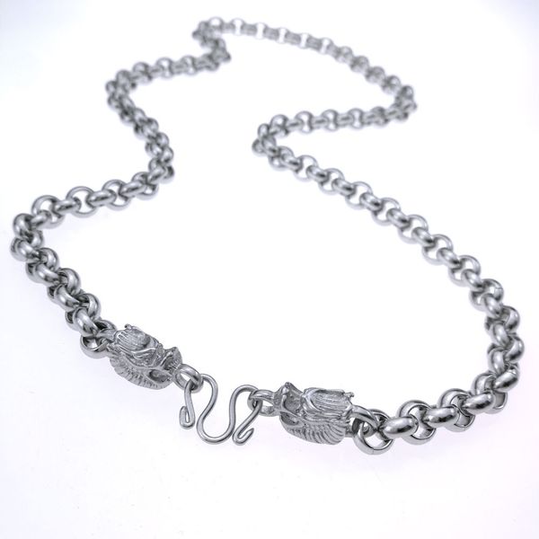 chinese long chain head stainless steel men women 2036inch length smooth necklace n557, Silver
chinese long chain head stainless steel men women 2036inch length smooth necklace n557, Silver