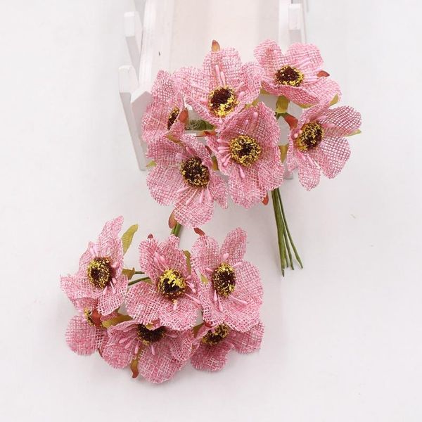 6pcs/lot artificial flower bouquet linen cherry flower for wedding home decoration diy wreath scrapbook gift box handmad jllahm
6pcs/lot artificial flower bouquet linen cherry flower for wedding home decoration diy wreath scrapbook gift box handmad jllahm