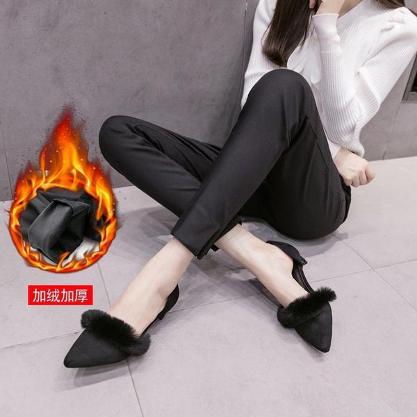 new elegant fashion women autumn winter large size thicken plus velvet loose high waist casual pants suit pants trousers1, Black;white
new elegant fashion women autumn winter large size thicken plus velvet loose high waist casual pants suit pants trousers1, Black;white