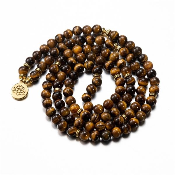 brown tiger eye stones 108 beaded wrap bracelets lotus om tree of life buddha meditation men jewelry y200730, Black
brown tiger eye stones 108 beaded wrap bracelets lotus om tree of life buddha meditation men jewelry y200730, Black