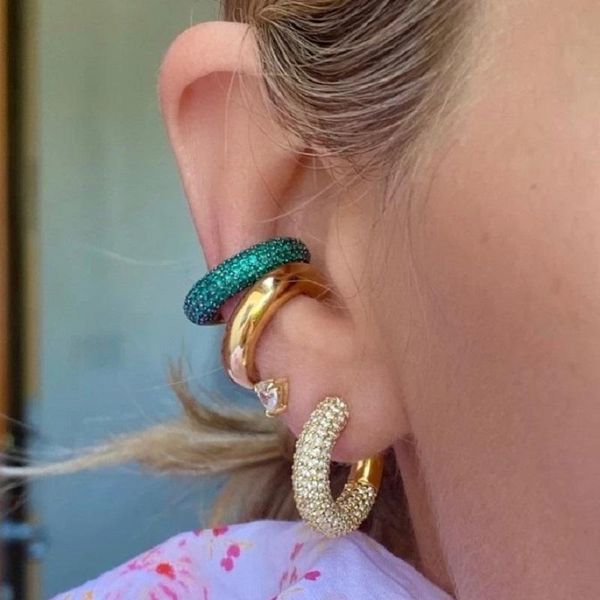 hoop & huggie fashion pendientes earrings charm for women dazzling cz mosaic zircon cute jewelry gift sweet 2021, Golden;silver
hoop & huggie fashion pendientes earrings charm for women dazzling cz mosaic zircon cute jewelry gift sweet 2021, Golden;silver