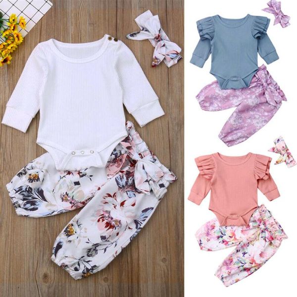clothing sets infant baby girl clothes headband and romper floral pants legging outfit spring autumn 0-24m, White
clothing sets infant baby girl clothes headband and romper floral pants legging outfit spring autumn 0-24m, White