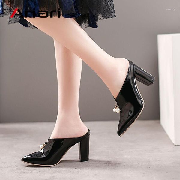 dress shoes spring women pu leather high heel pumps ladies mules wedding party platform pointed toe sandals slipper plus size 34~451, Black
dress shoes spring women pu leather high heel pumps ladies mules wedding party platform pointed toe sandals slipper plus size 34~451, Black