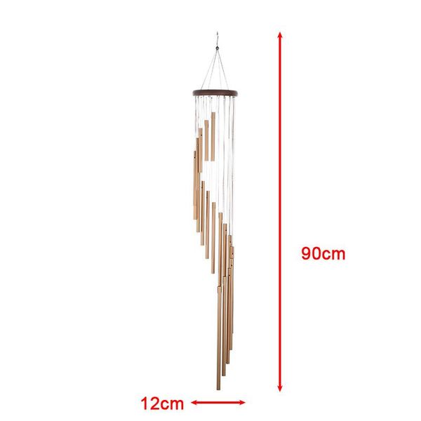 18 tubes wind chimes metal wind bells handmade ornament garden patio outdoor hanging decor large deep relaxing
18 tubes wind chimes metal wind bells handmade ornament garden patio outdoor hanging decor large deep relaxing