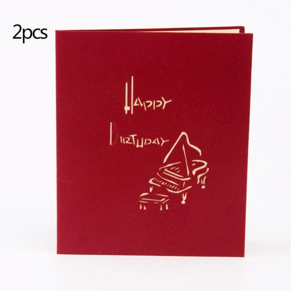 2pcs red 3d up greeting card music piano pattern paper carving greeting card romantic christmas birthday aniversary cards1
2pcs red 3d up greeting card music piano pattern paper carving greeting card romantic christmas birthday aniversary cards1