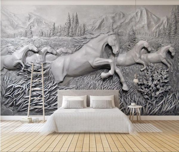 3d wallpaper custom p mural on the wall relief eight horses landscape home decor 3d wall murals wallpaper in the living room
3d wallpaper custom p mural on the wall relief eight horses landscape home decor 3d wall murals wallpaper in the living room
