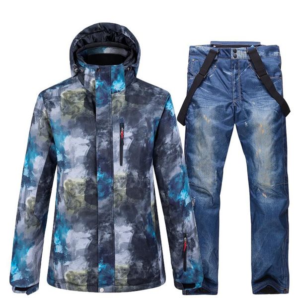 skiing suits winter men ski suit super warm windproof sports clothes jackets outdoor snow pants male snowboarding sets -40
skiing suits winter men ski suit super warm windproof sports clothes jackets outdoor snow pants male snowboarding sets -40