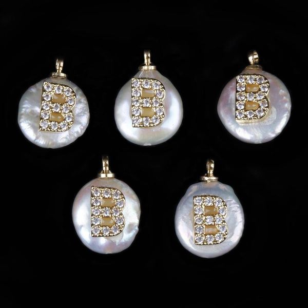 charms natural pure white flat coin freshwater pearl beads pave initial 26 alphabet letter a-z name charm pendant for jewelry diy 2021, Bronze;silver
charms natural pure white flat coin freshwater pearl beads pave initial 26 alphabet letter a-z name charm pendant for jewelry diy 2021, Bronze;silver