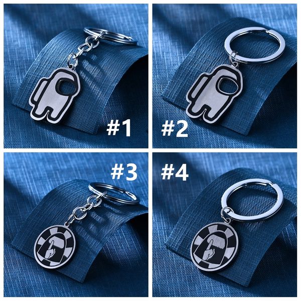 4 styles games among us keychain stainless steel material keyrings cartoon game key holder keychains car keys bag pendent decoration e111906, Red;brown
4 styles games among us keychain stainless steel material keyrings cartoon game key holder keychains car keys bag pendent decoration e111906, Red;brown