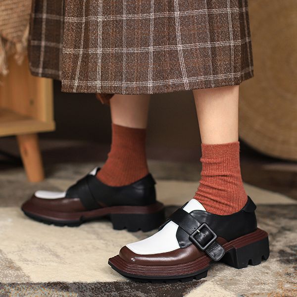 2020 colors mixed genuine leather woman jumps working hard botton toe square women's shoes 4fmy, Black
2020 colors mixed genuine leather woman jumps working hard botton toe square women's shoes 4fmy, Black