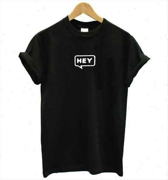 hey letters print women tshirt cotton casual funny t shirt for lady tee hipster tumblr drop ship z 881, White 
hey letters print women tshirt cotton casual funny t shirt for lady tee hipster tumblr drop ship z 881, White
