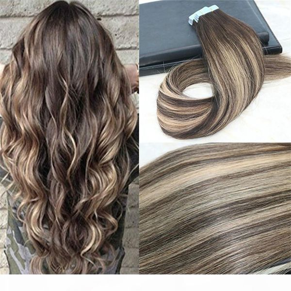 remy tape in hair extensions balayage color dark brown #2 fading to blonde #27 mixed #3 unprocessd real hair seamless 100g 40pcs, Black
remy tape in hair extensions balayage color dark brown #2 fading to blonde #27 mixed #3 unprocessd real hair seamless 100g 40pcs, Black
