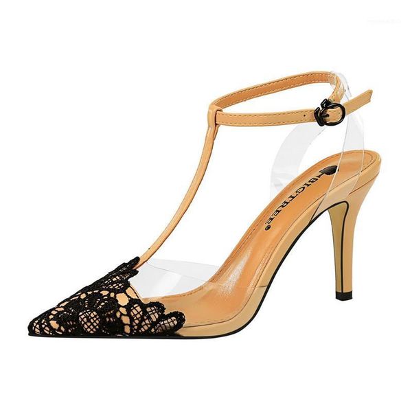 firmranch women's shoes fashion transparent stiletto high heels lace pointed t-strap sandals high heels1, Black
firmranch women's shoes fashion transparent stiletto high heels lace pointed t-strap sandals high heels1, Black